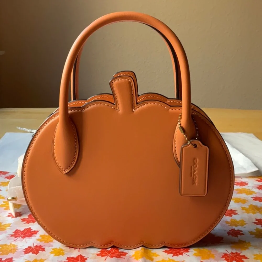 🎃  COACH PUMPKIN BAG 🎃 NWT 🎃 - Picture 2 of 16